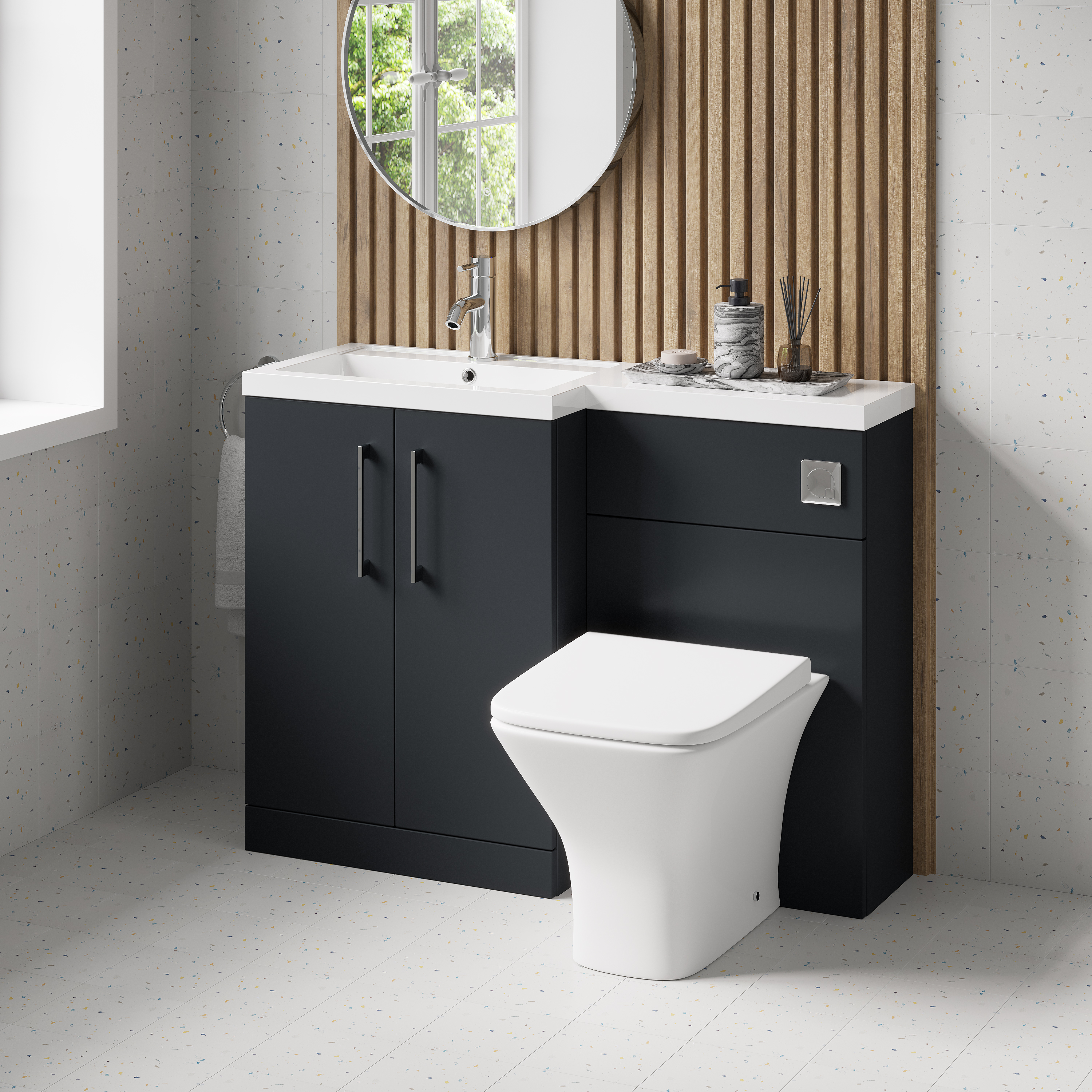 benefits of a toilet and sink vanity unit 