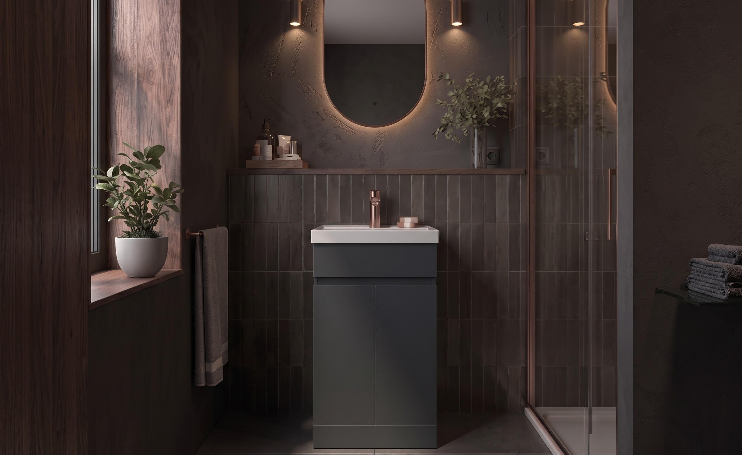 Dylan 500mm Floorstanding Vanity Unit & Basin