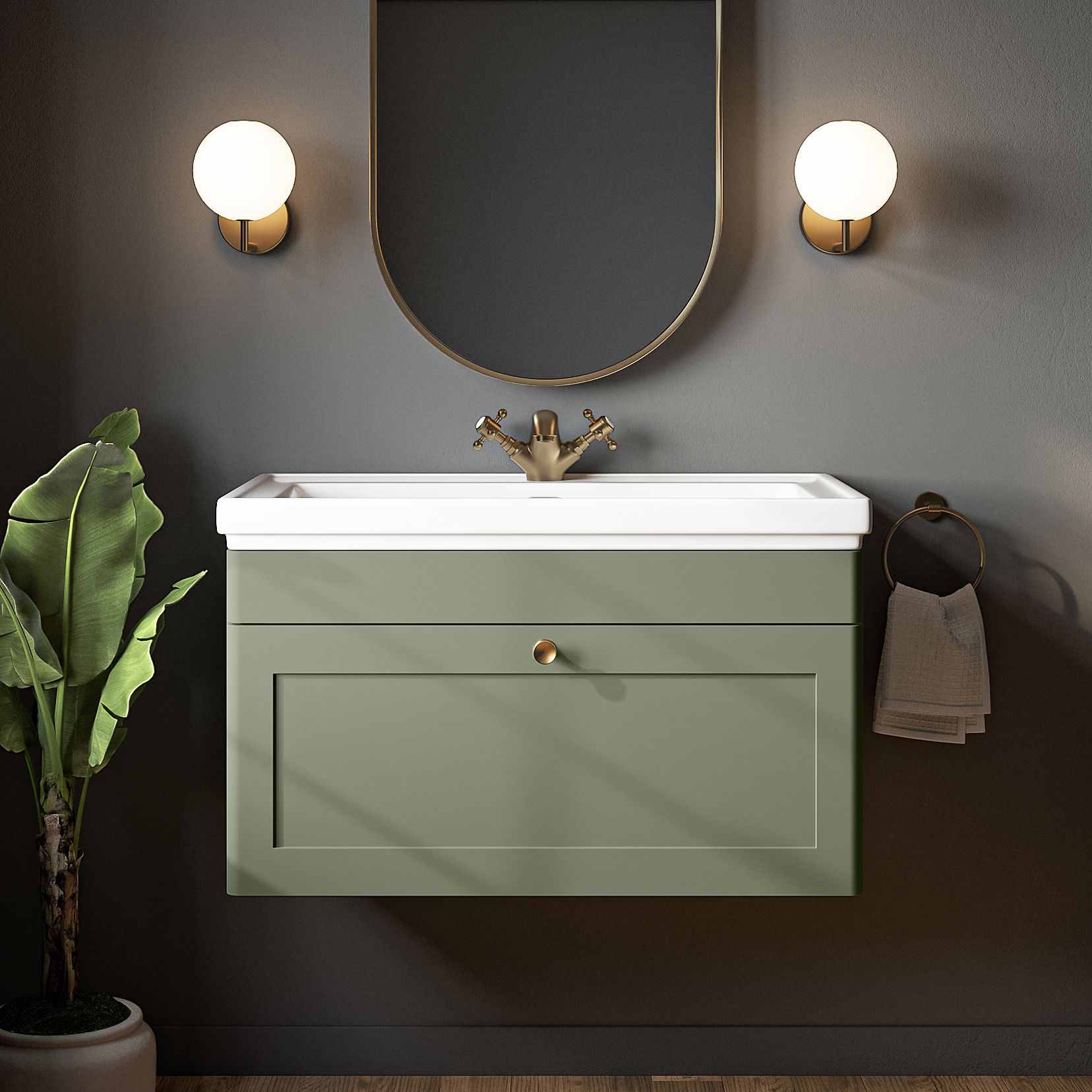 traditional bathroom colours