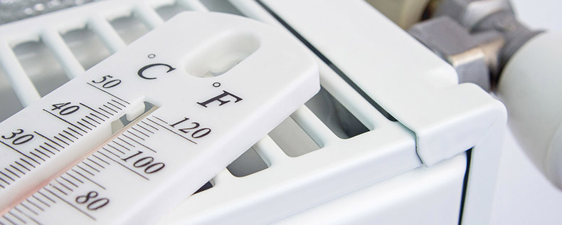 thermometer on radiator