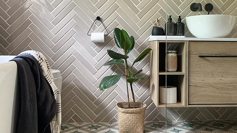 Neutral bathroom colour idea