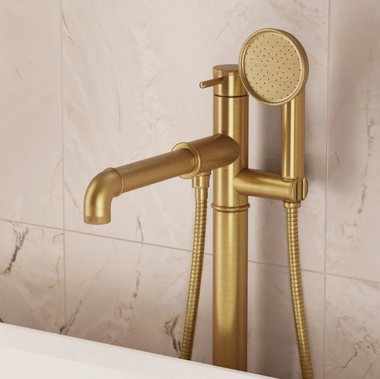 Crosswater MPRO Industrial Floorstanding Bath & Shower Mixer Tap