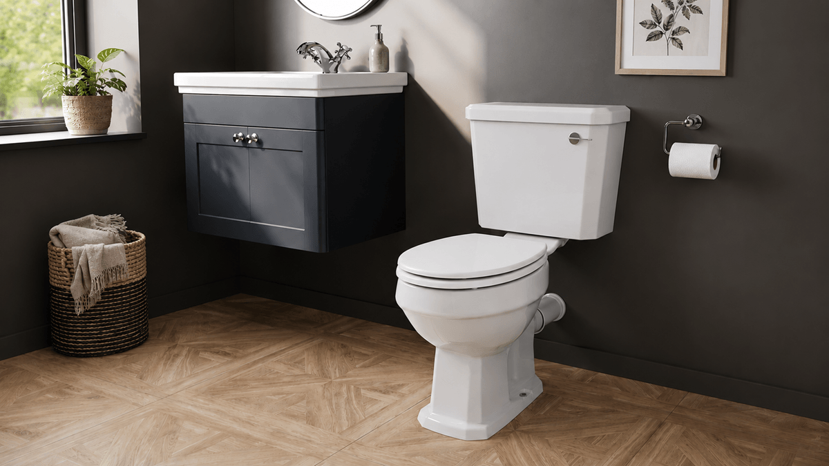 Butler & Rose Ophelia Traditional Close Coupled Toilet