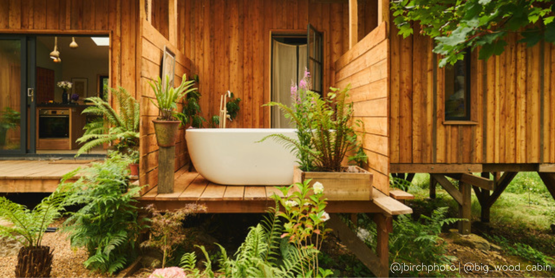 outdoor bath ideas 