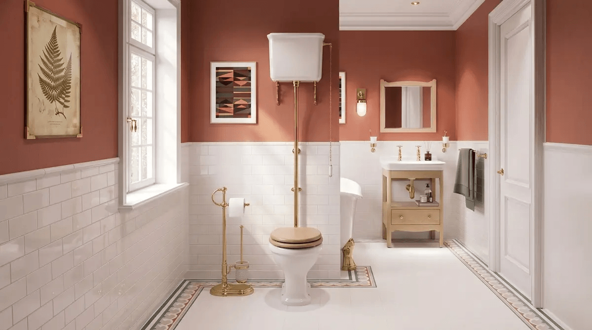 Burlington Guild Rimless High Level Toilet