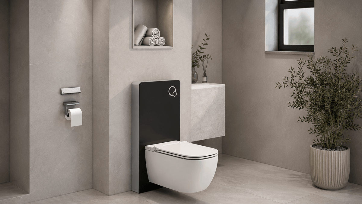 Imex Essence Wall Hung Toilet with Soft Close Seat & Remote Control