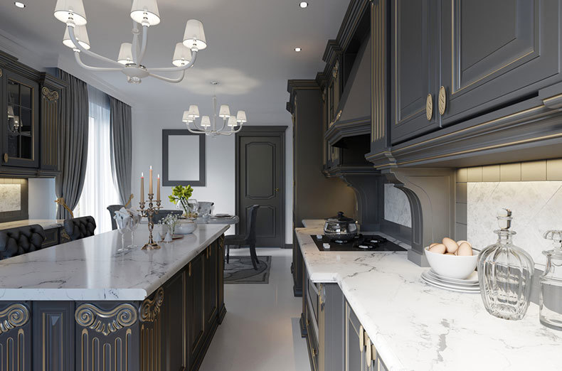 grey-traditional-kitchen