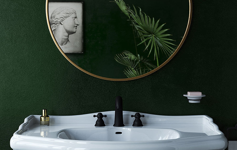 Forest Green Bathroom
