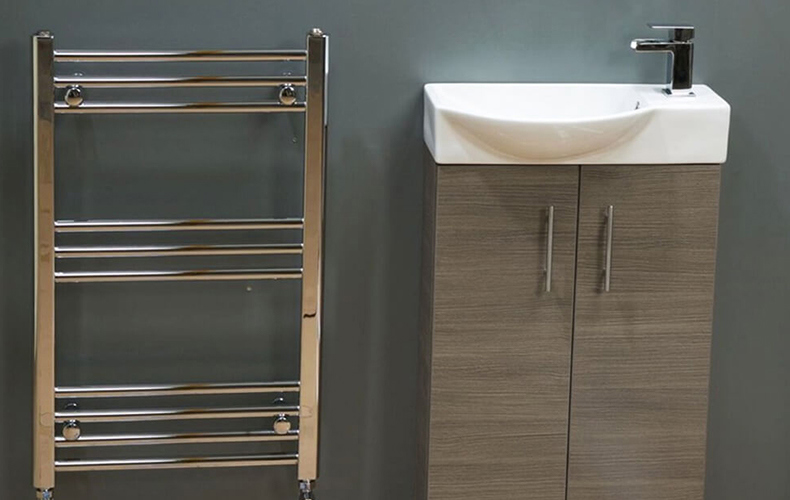 Slimline Wooden Vanity Unit