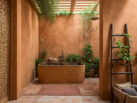 outdoor bath ideas